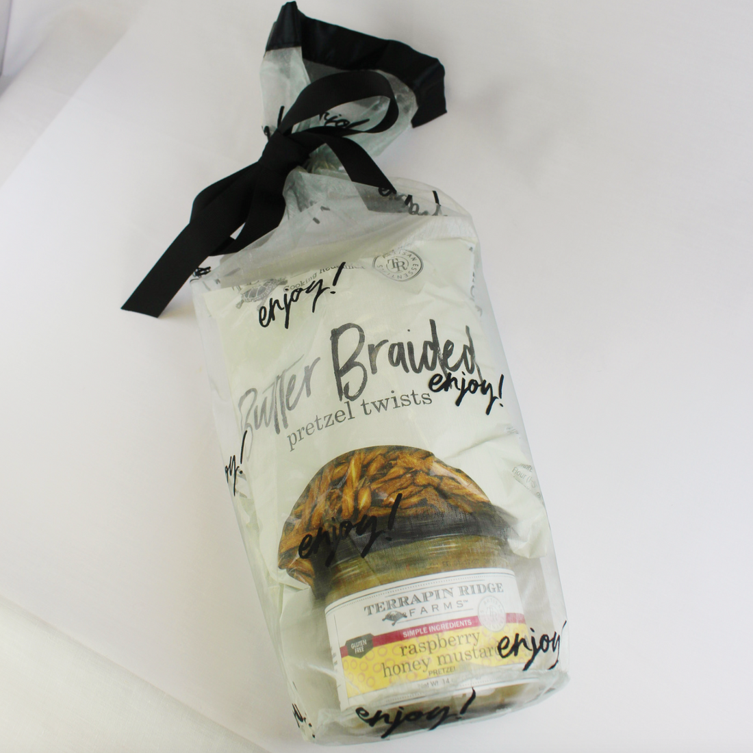 Raspberry Honey Mustard Grab and Go Pretzels