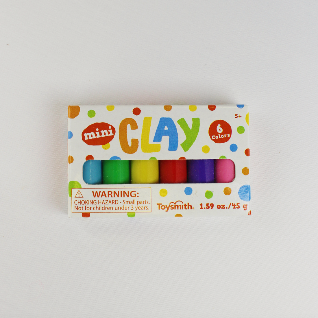 Mini Clay, 6 Vibrant Colors