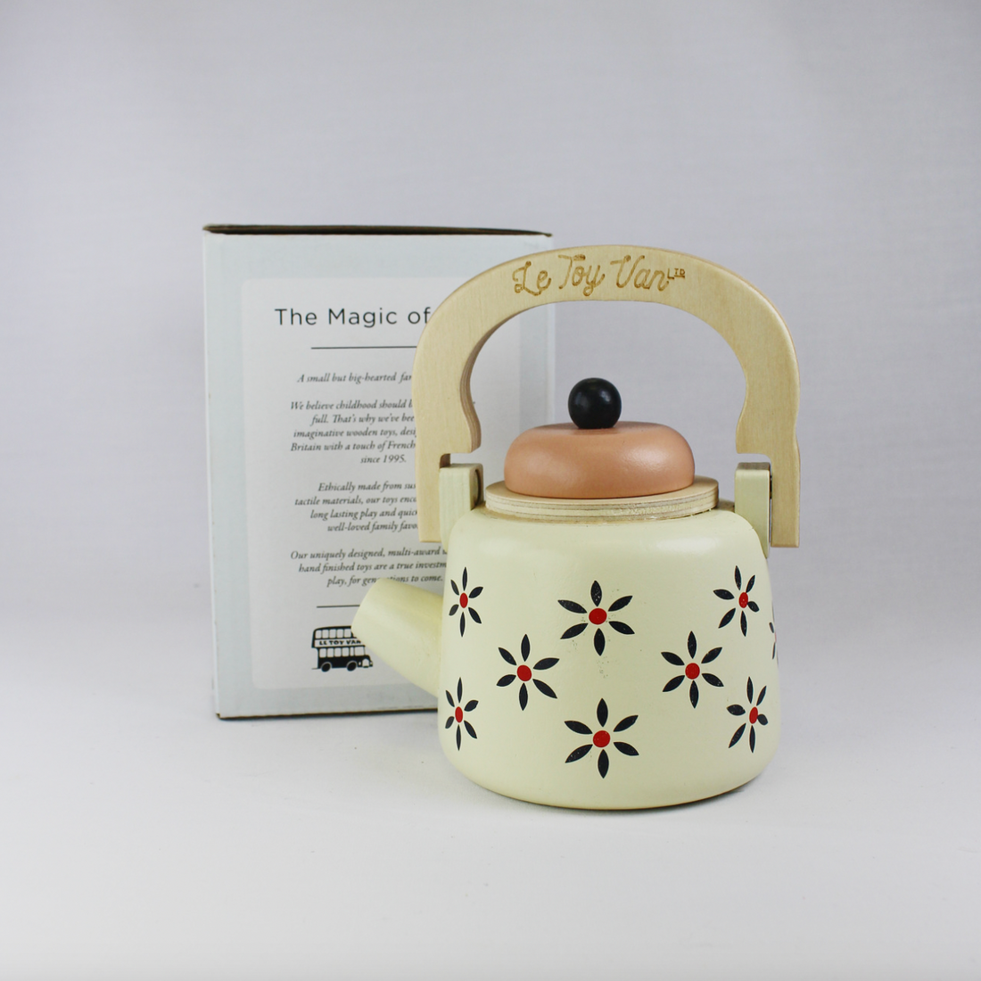 Vintage Wooden Play Kettle