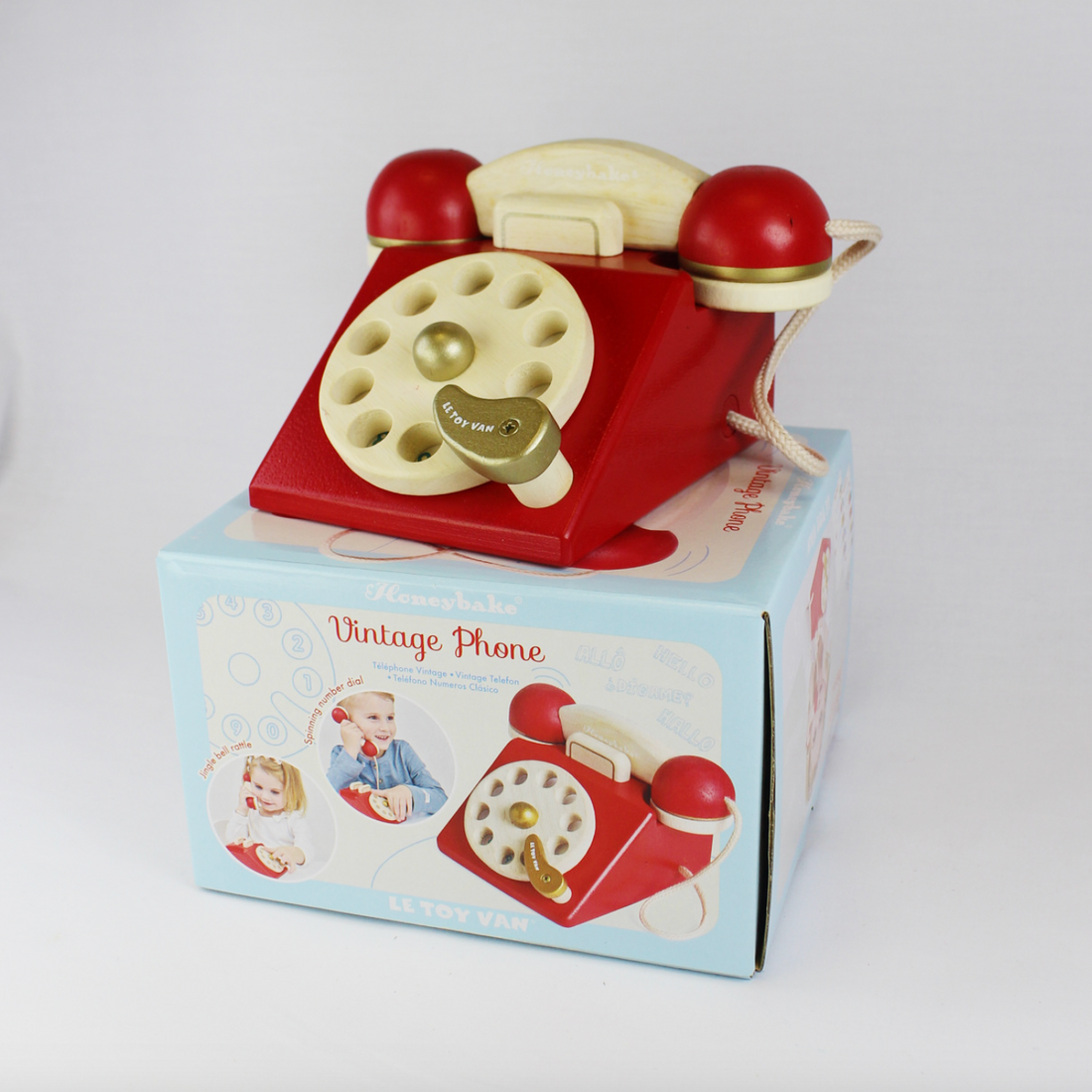 Vintage Wooden Phone