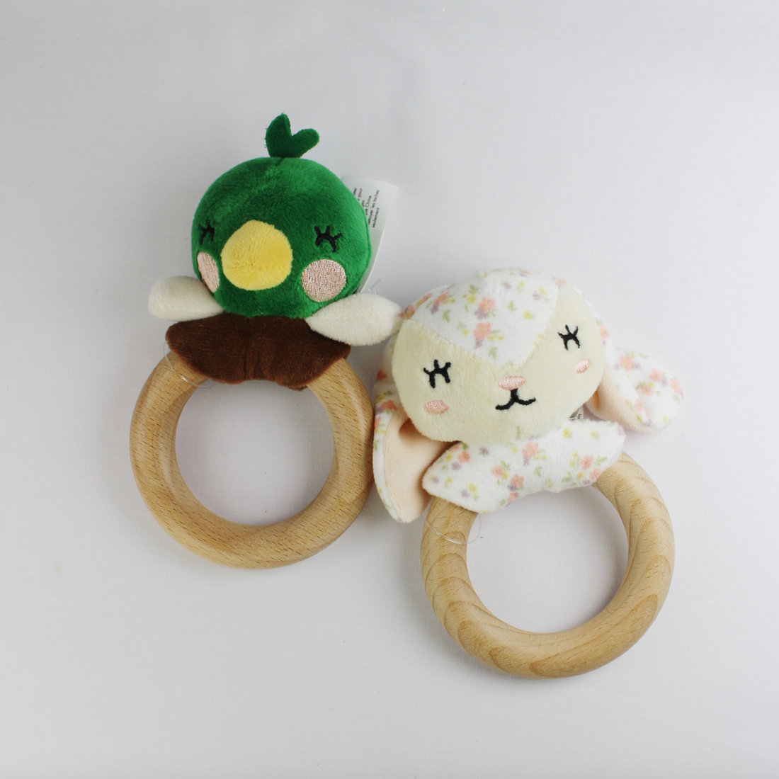 Plush Wooden Teether