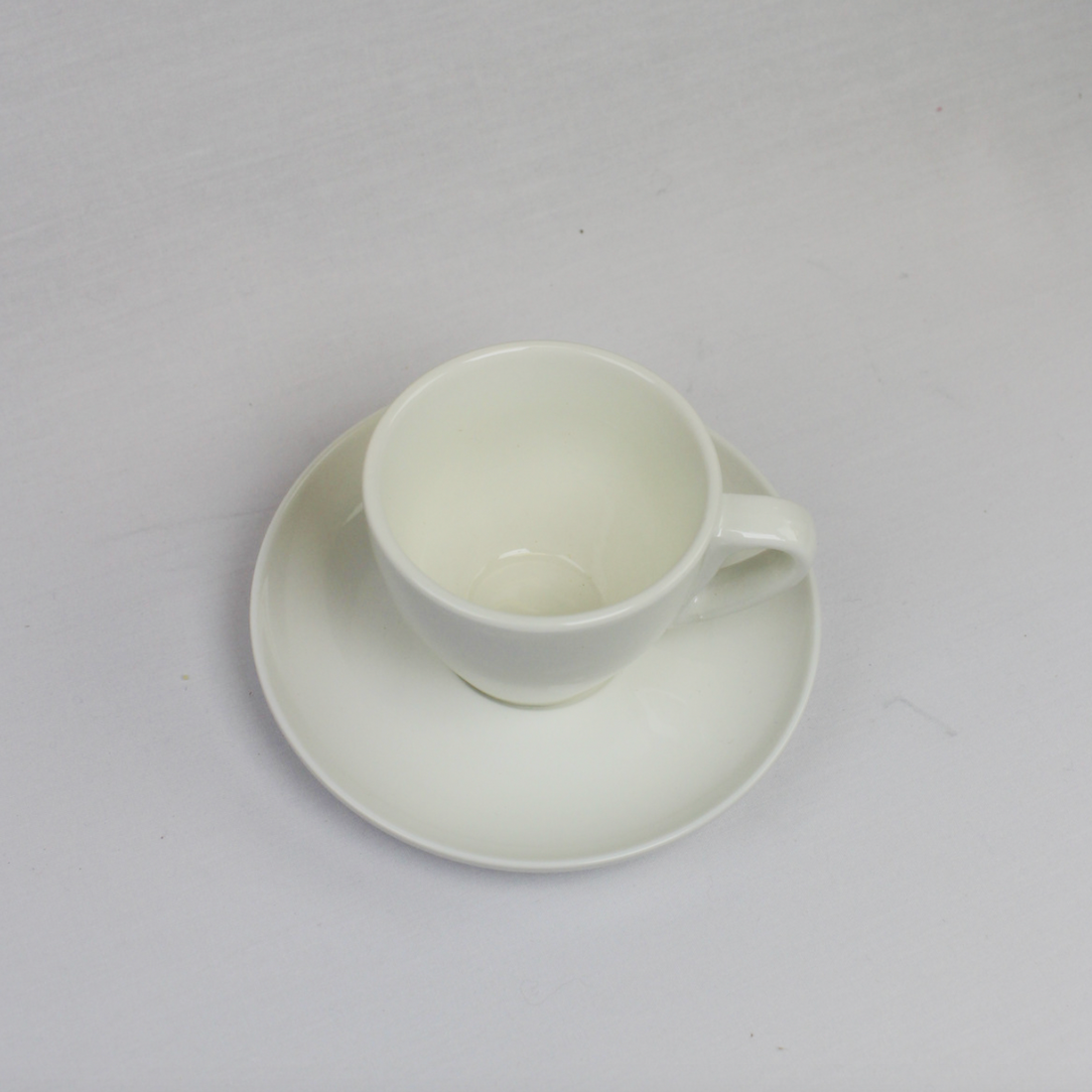 White Espresso mug and saucer