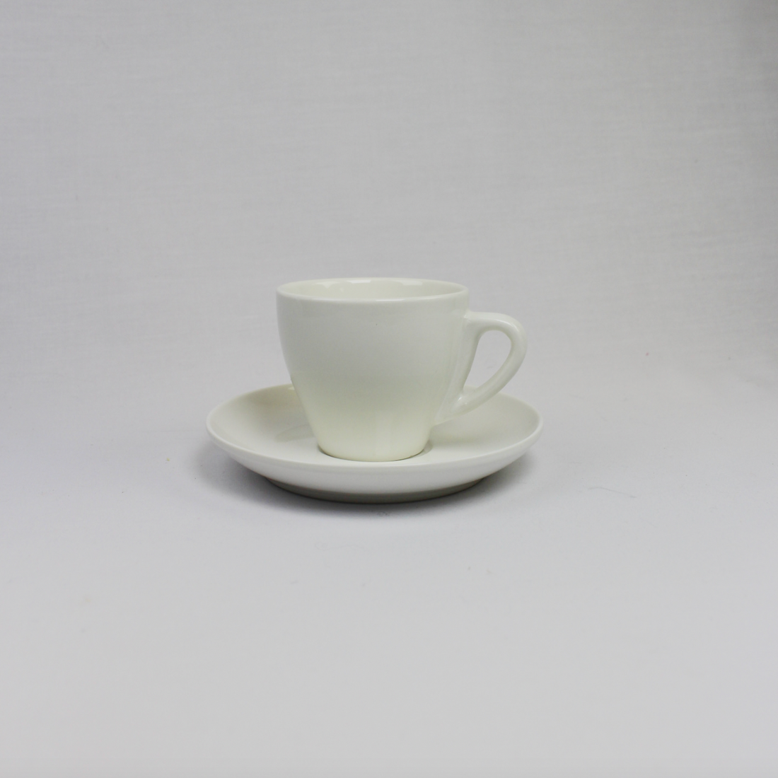 White Espresso mug and saucer