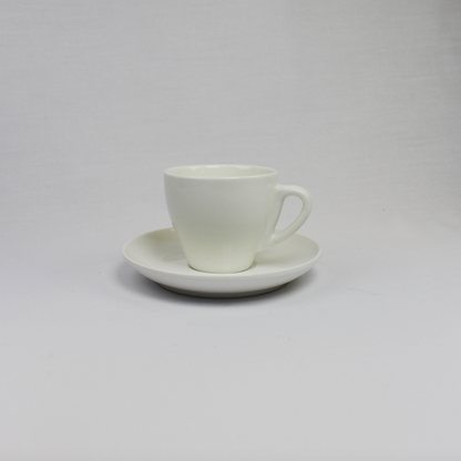 White Espresso mug and saucer