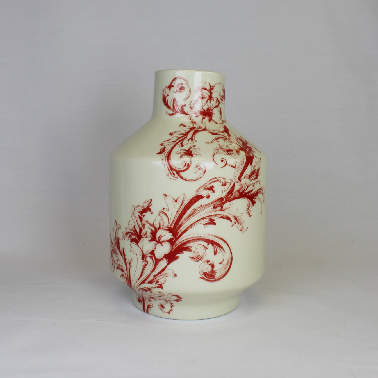 Stoneware Floral Vase