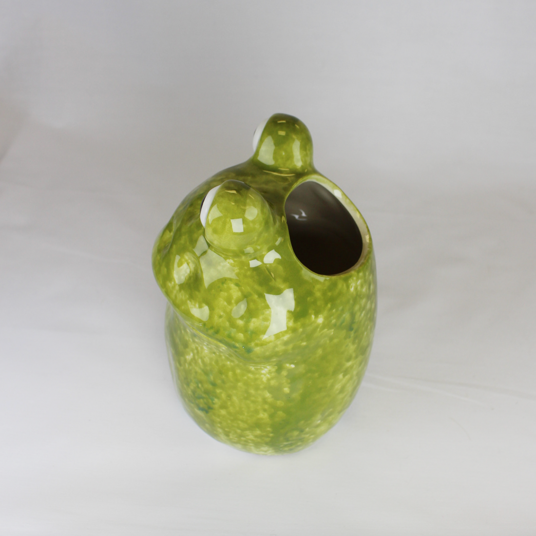 Hand Painted Stoneware Frog