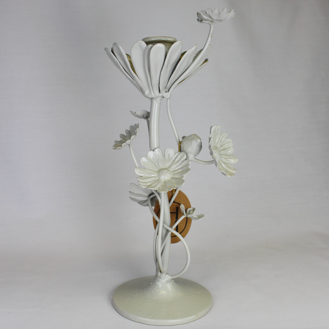 Metal Flower Taper Holder