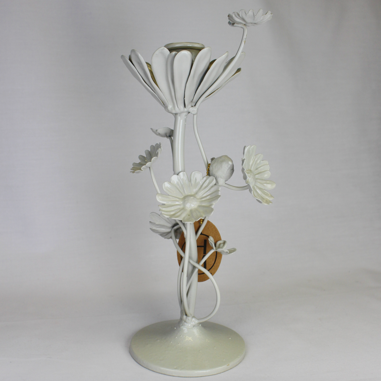 Metal Flower Taper Holder