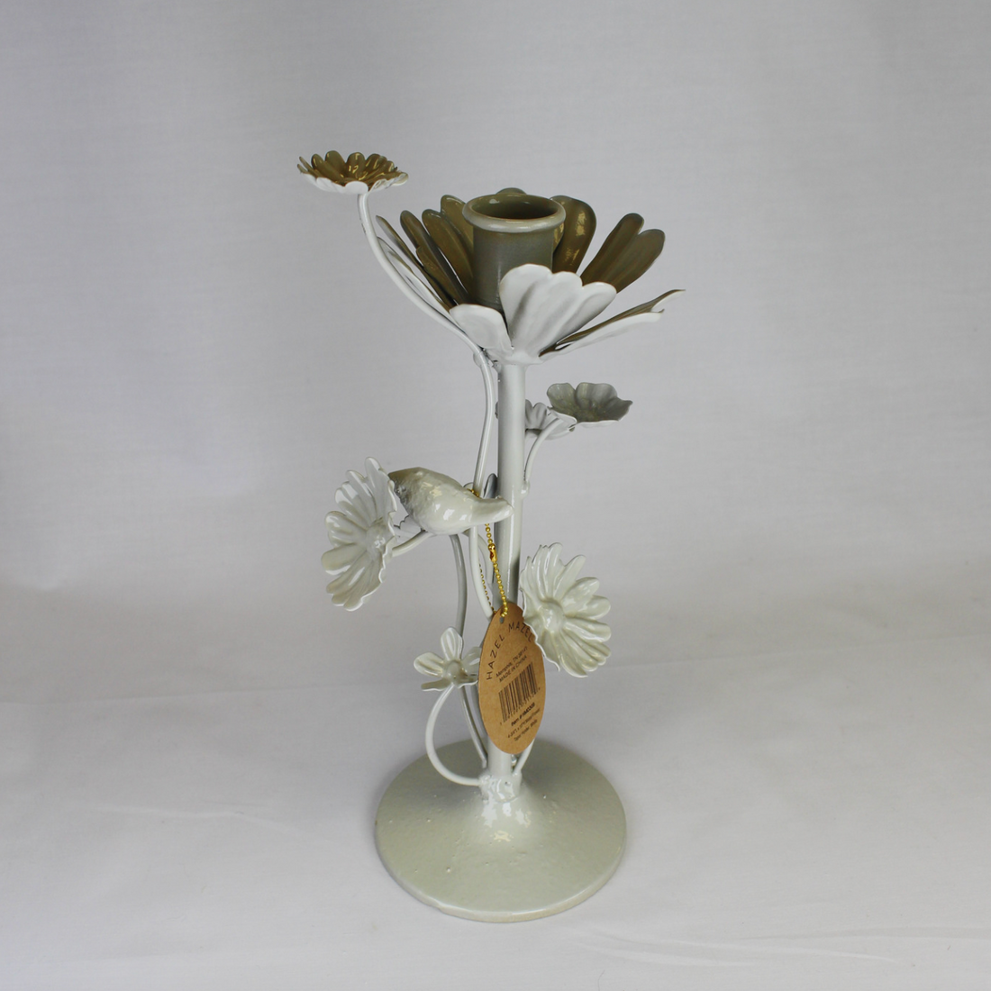 Metal Flower Taper Holder