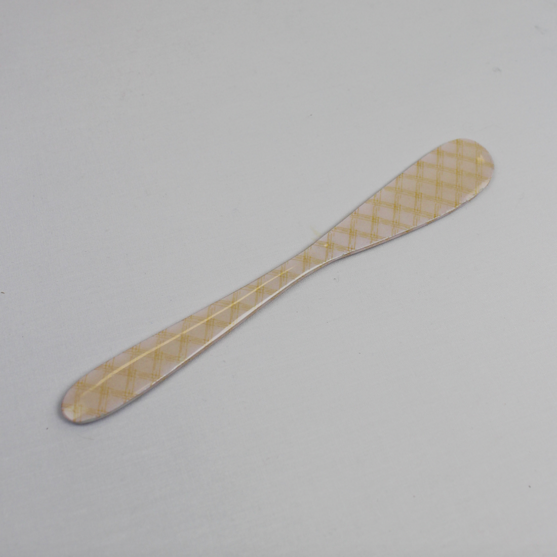 Pink and Yellow Appetizer Knife