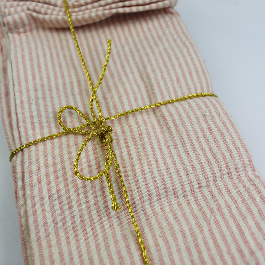 Pink Striped Napkins Set of 4