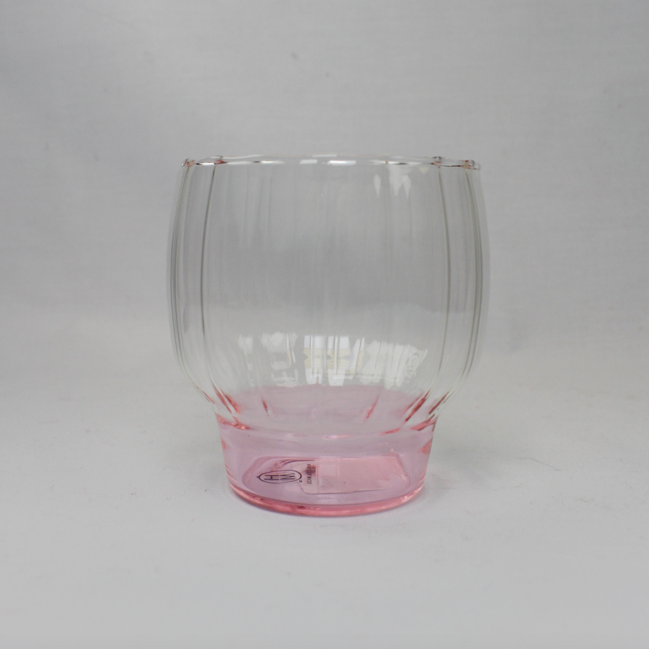 Pink Tulip Glass