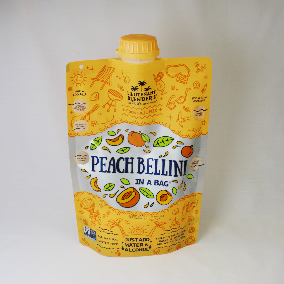 Peach Bellini in a Bag