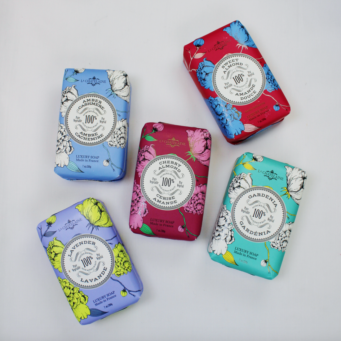Luxury Floral Bar Soap