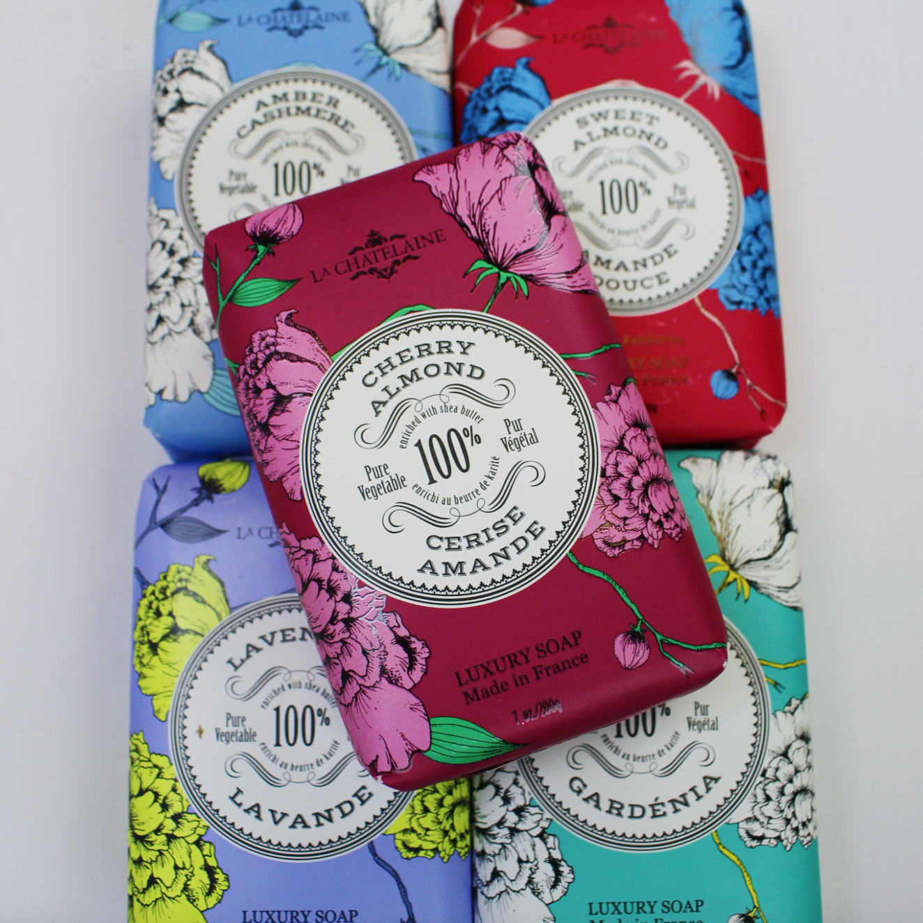 Luxury Floral Bar Soap
