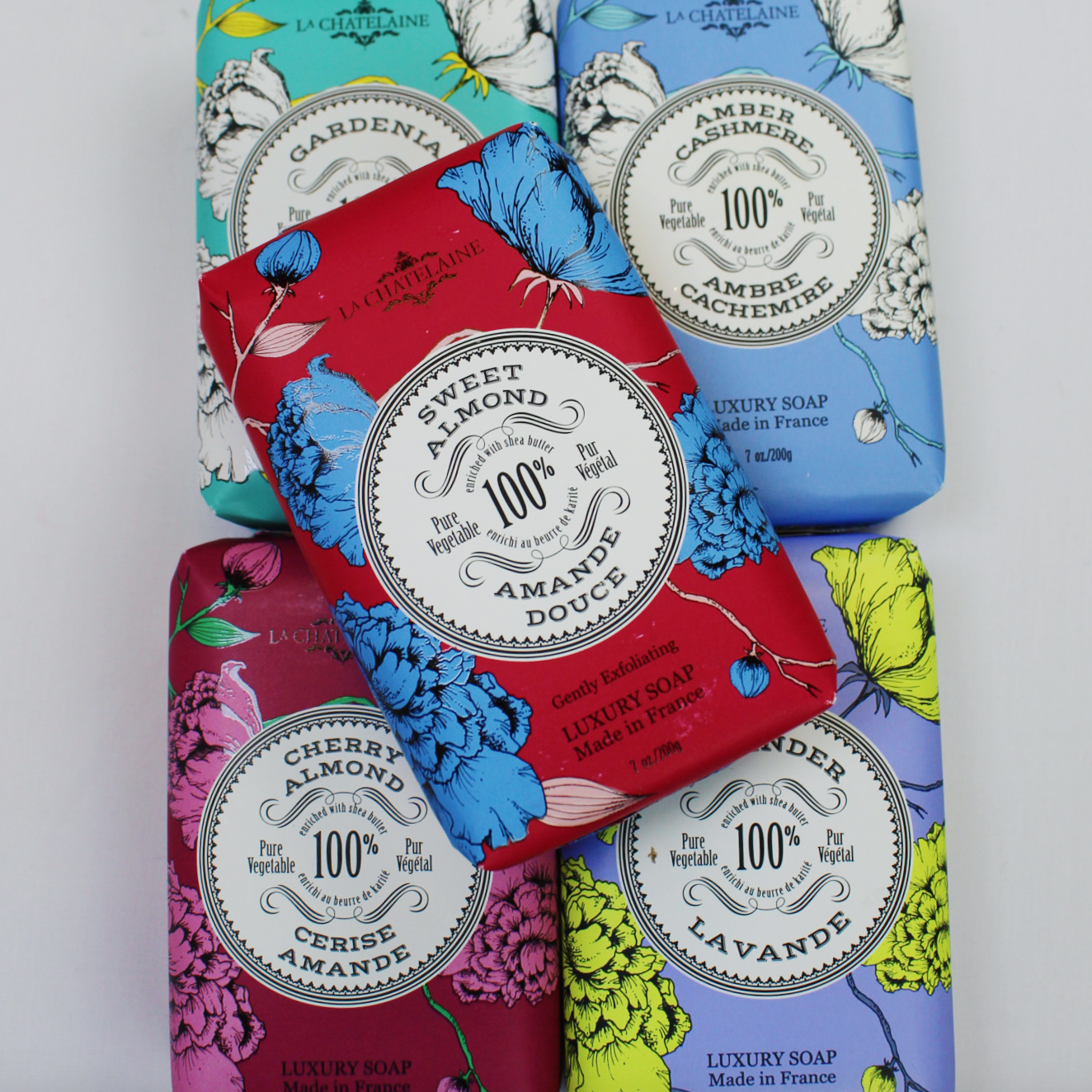 Luxury Floral Bar Soap