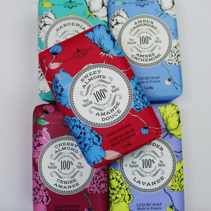 Luxury Floral Bar Soap