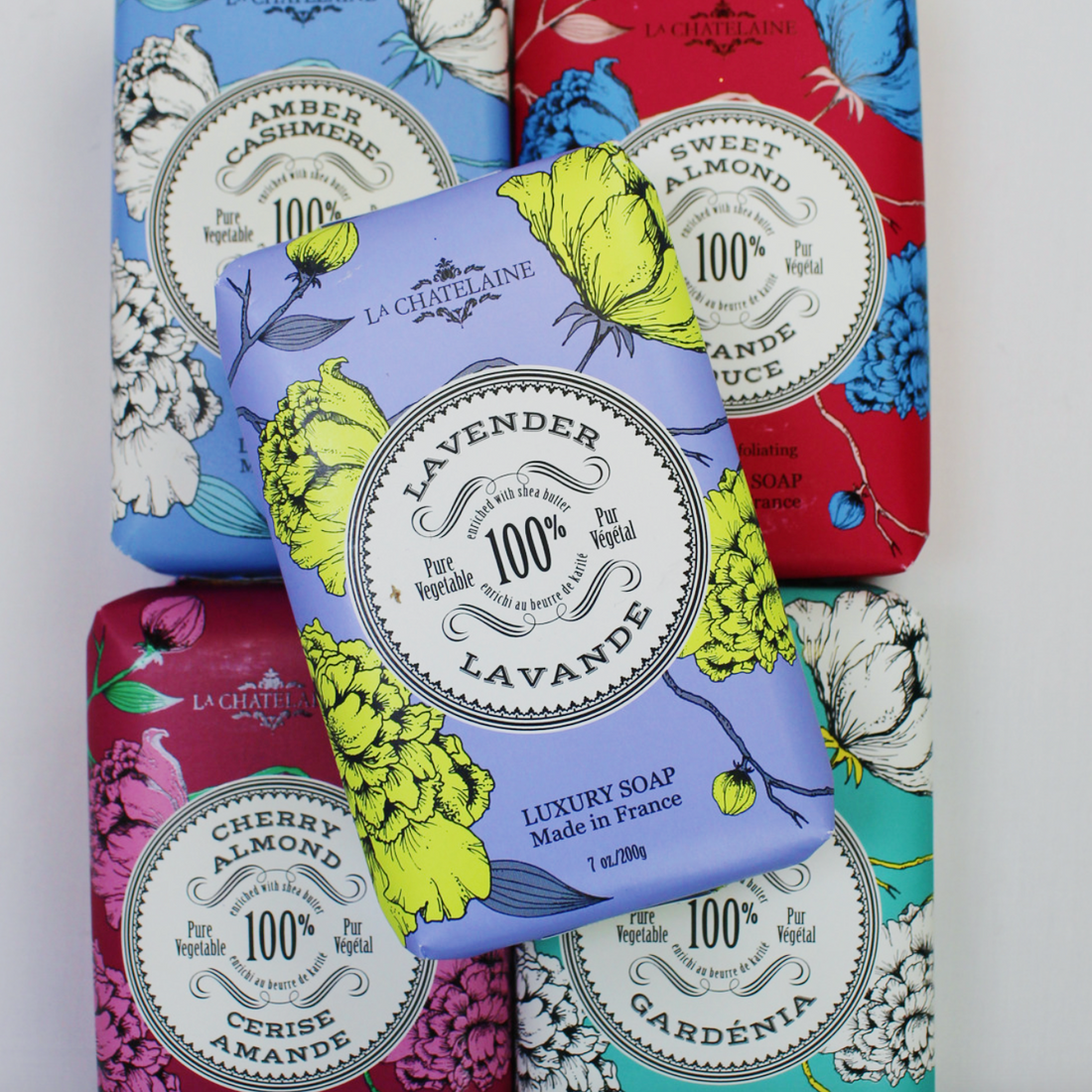 Luxury Floral Bar Soap