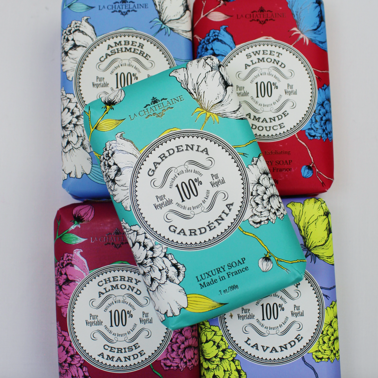 Luxury Floral Bar Soap