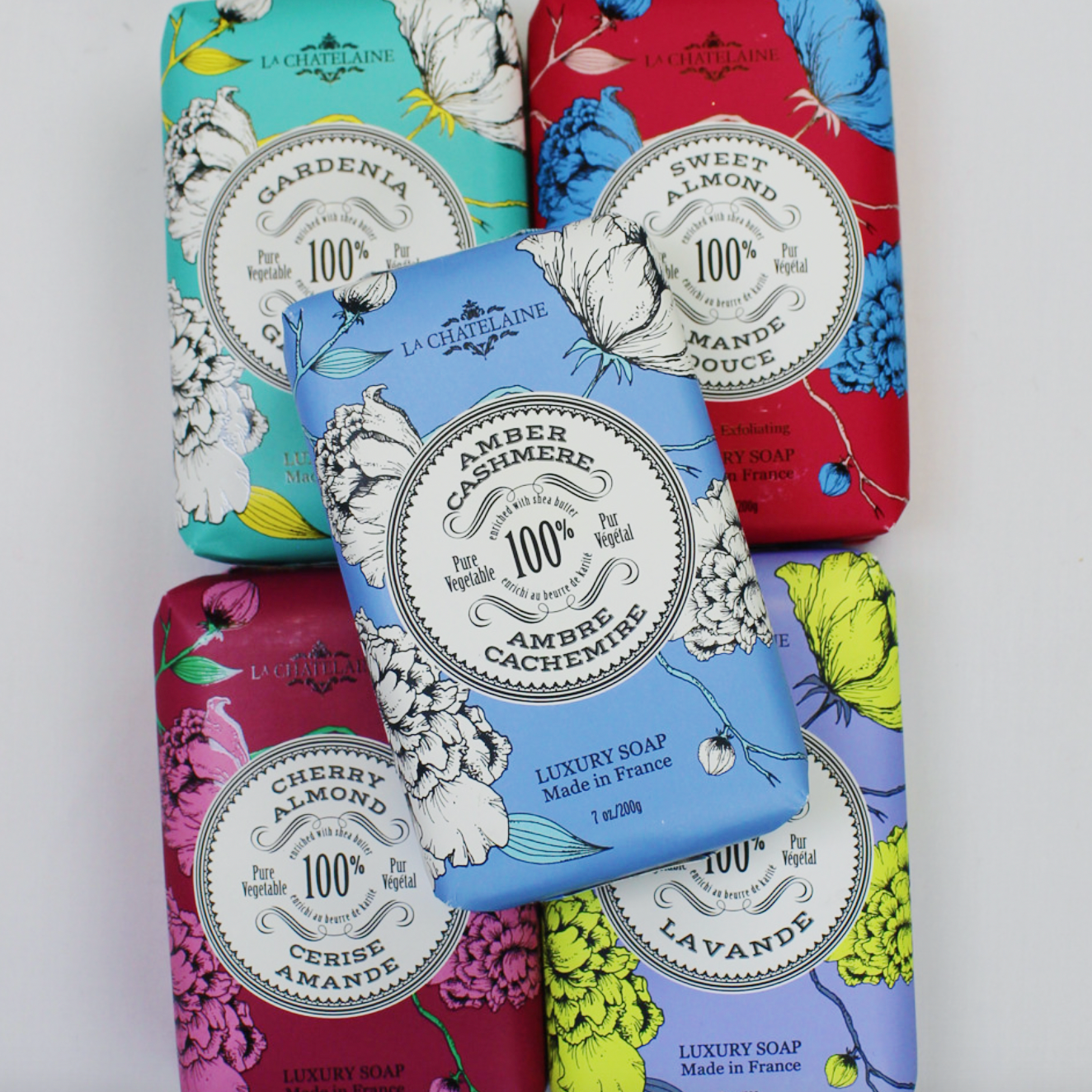 Luxury Floral Bar Soap