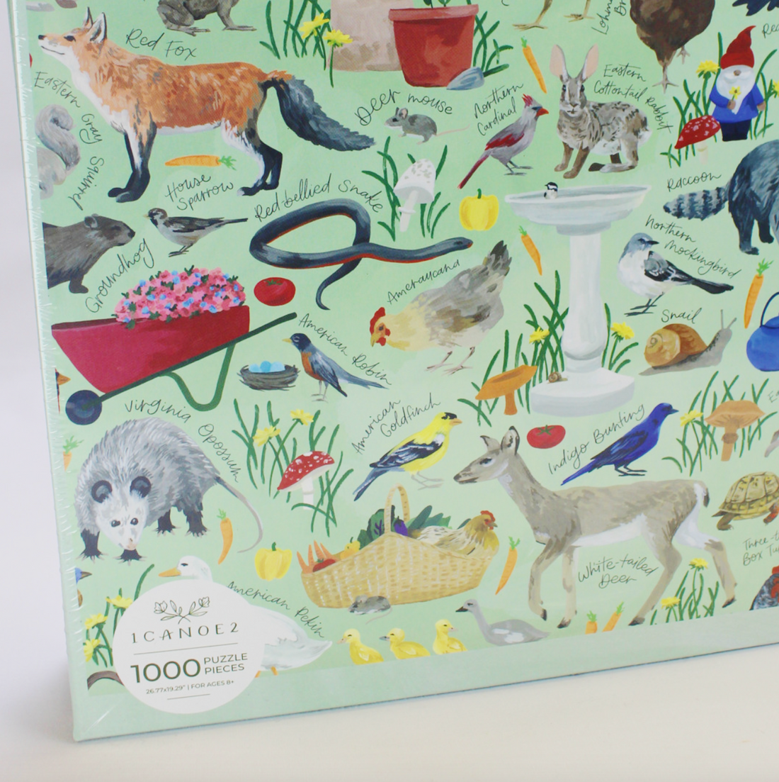 Critters In The Garden Puzzle