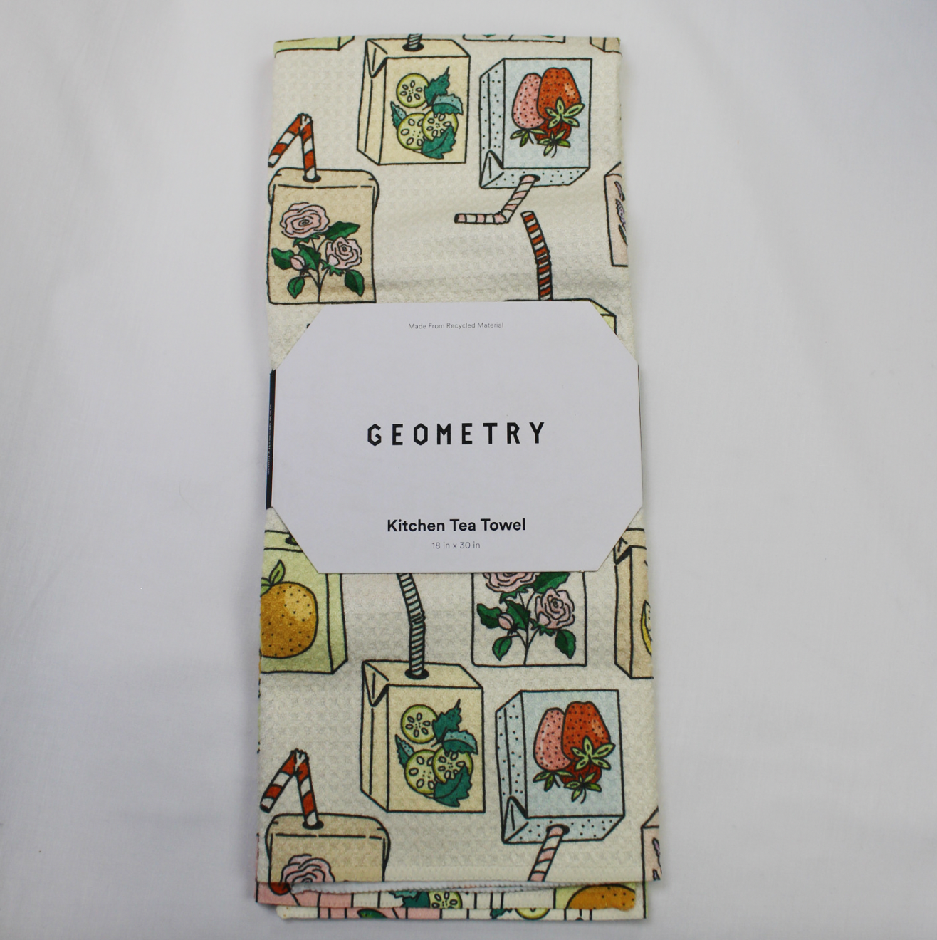 Geometry Juicebox Retro Tea Towel