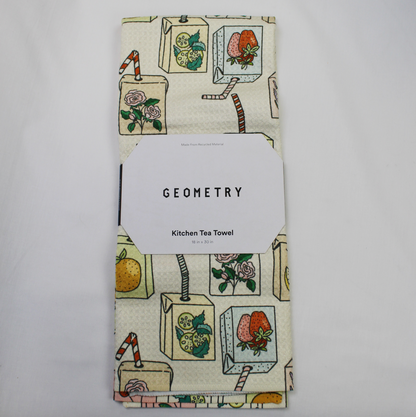 Geometry Juicebox Retro Tea Towel