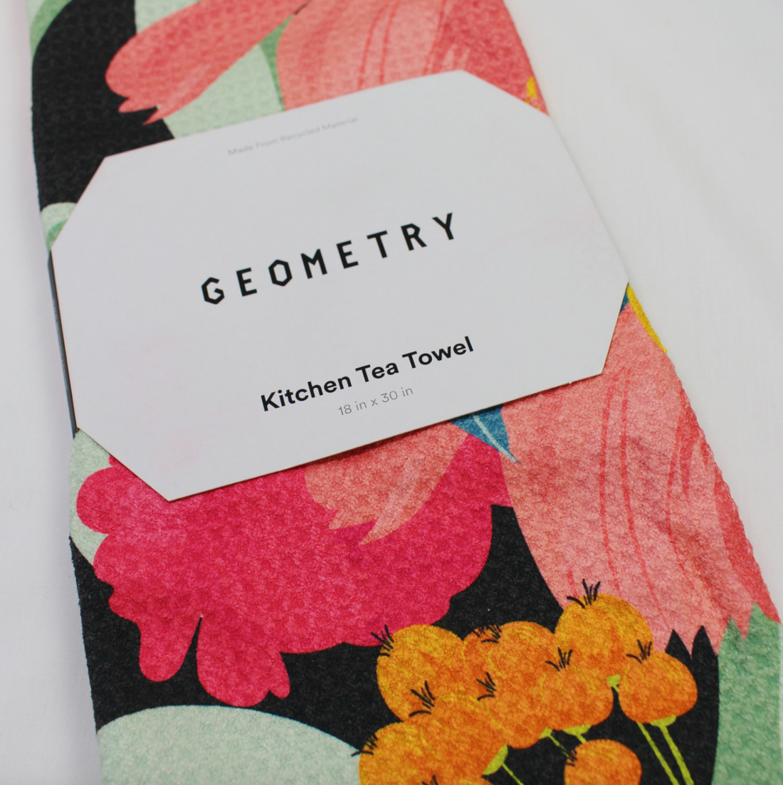 Geometry My Garden Tea Towel