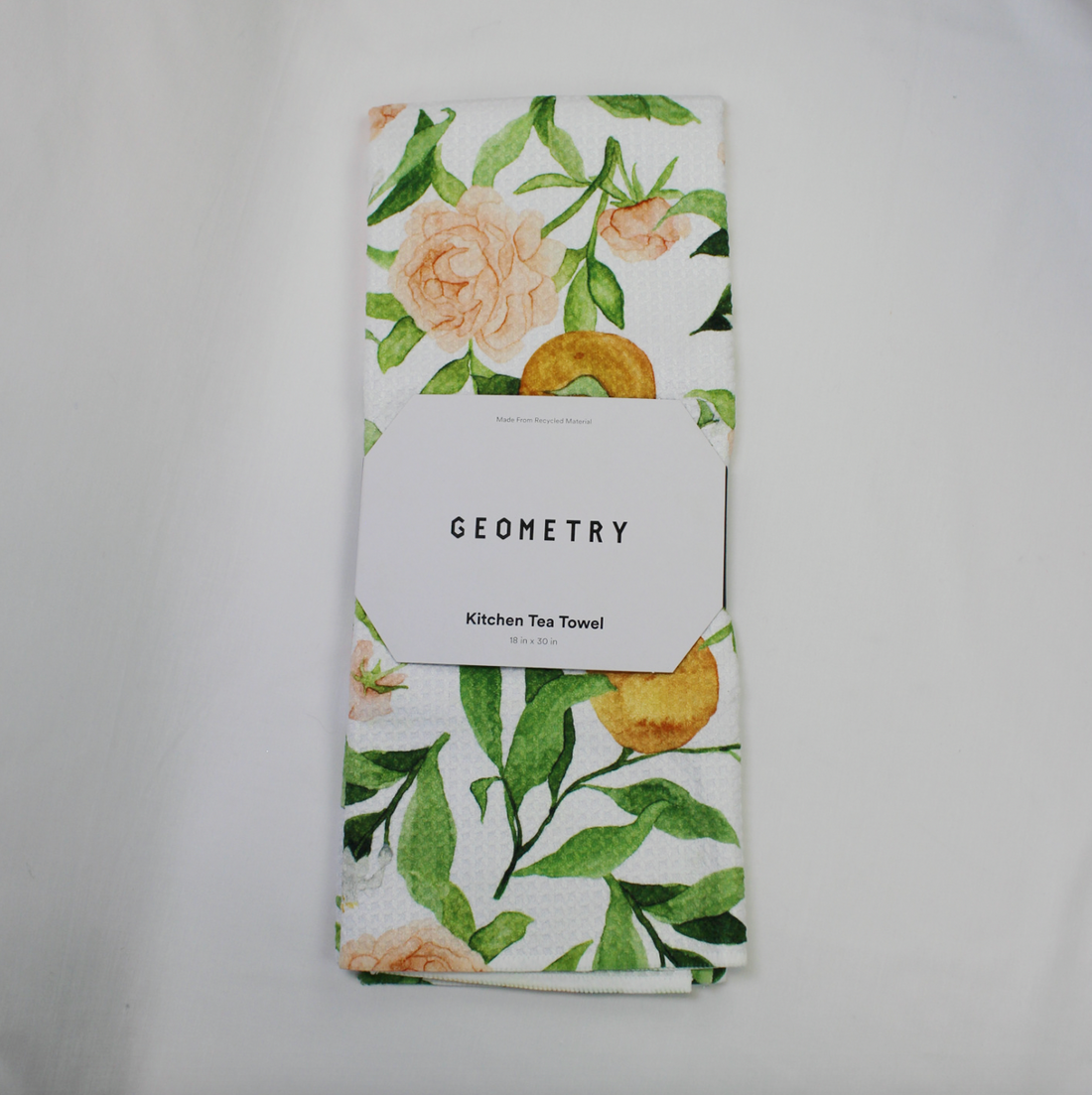 Geometry A Peony For Your Thoughts Tea Towel