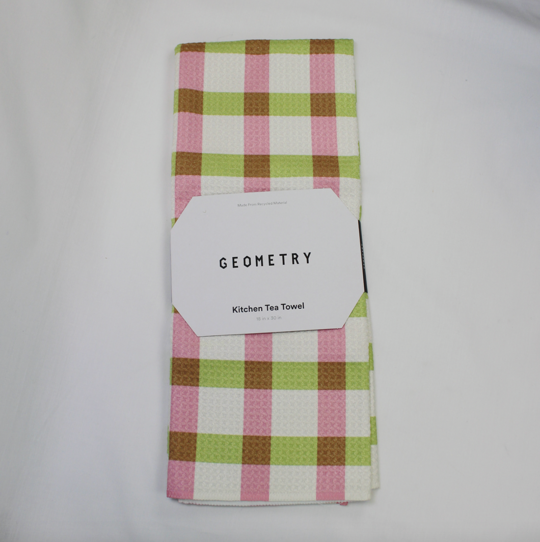 Geometry Patricia Plaid Tea Towel