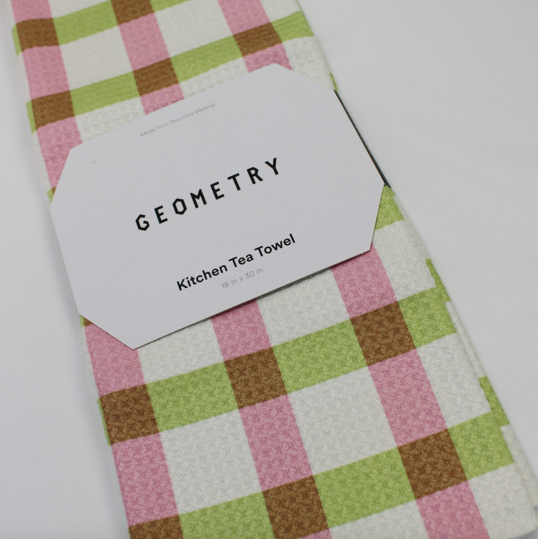 Geometry Patricia Plaid Tea Towel