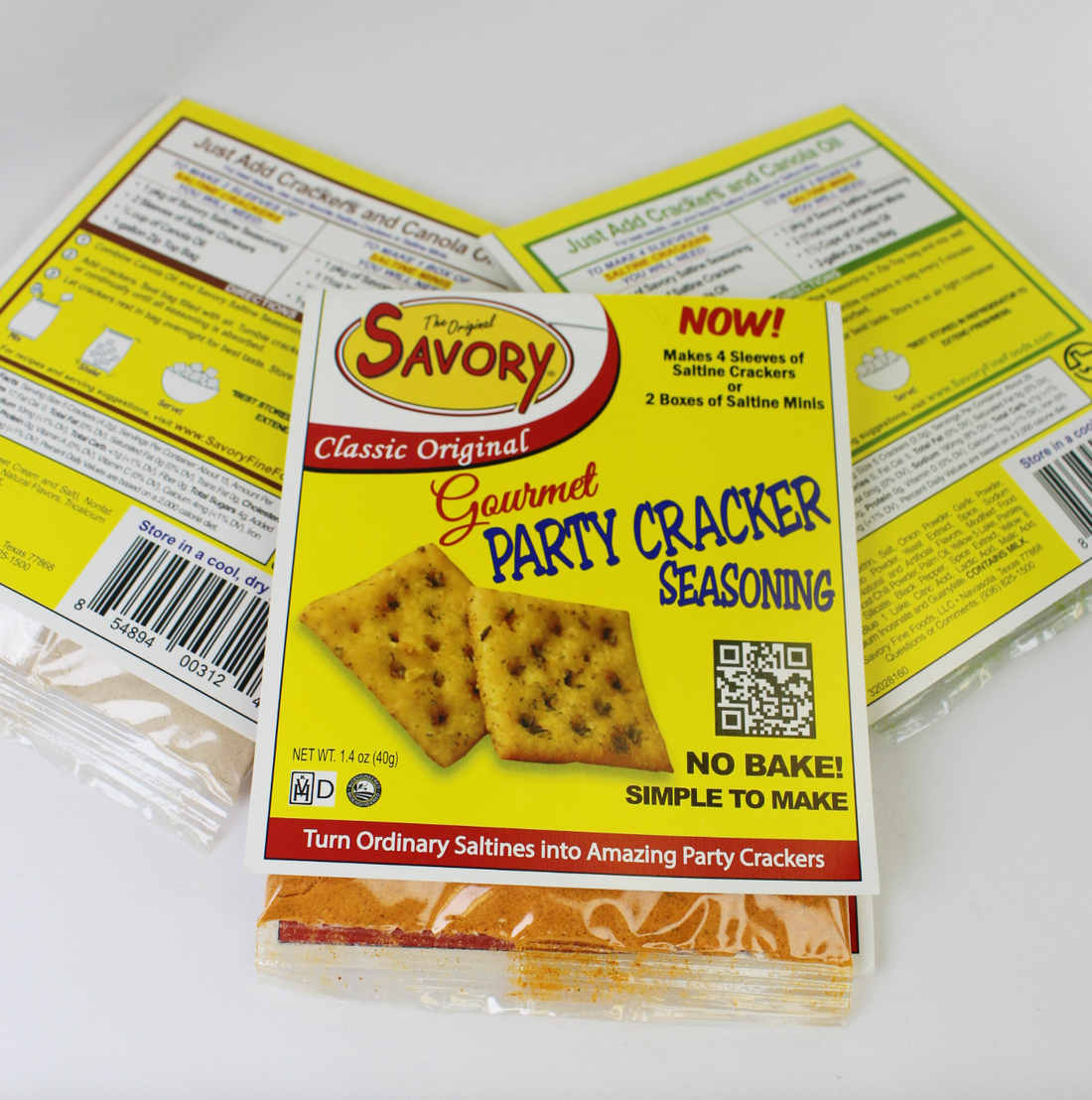 Party Cracker Seasoning with Shaker Bag