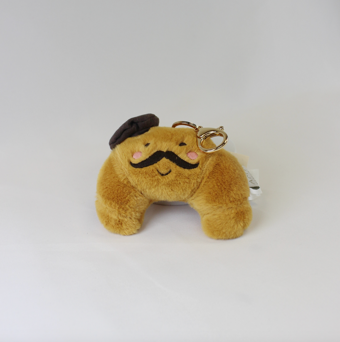 Monsieur Croissant Keychain