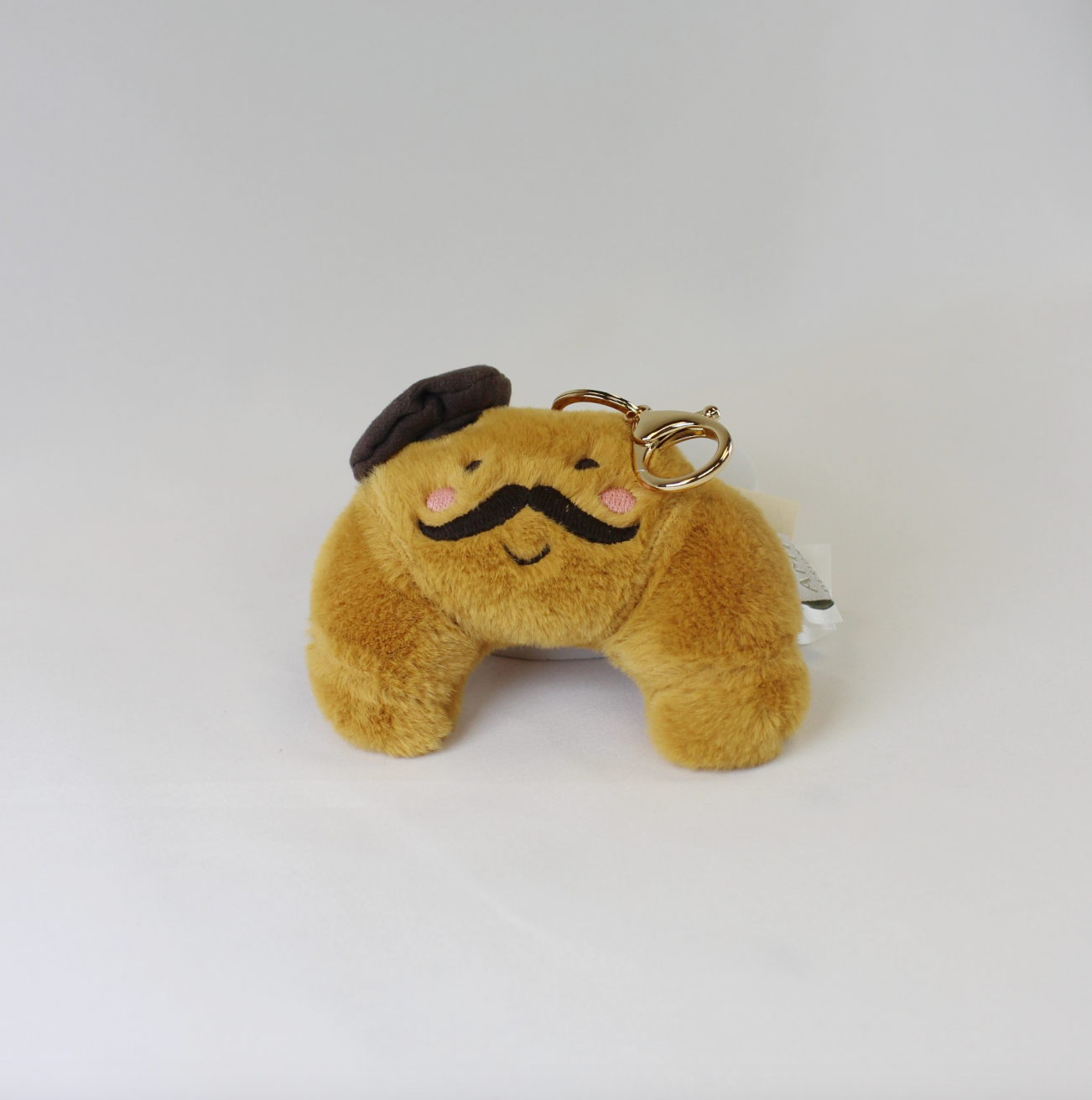 Monsieur Croissant Keychain