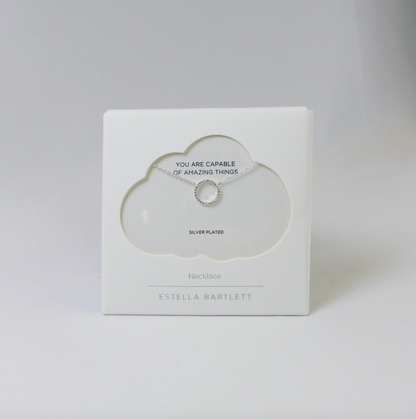 Silver Circle Necklace