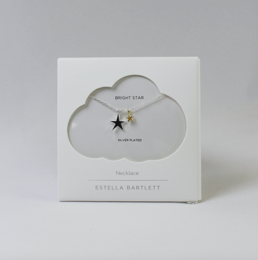 Silver and Gold Star Necklace