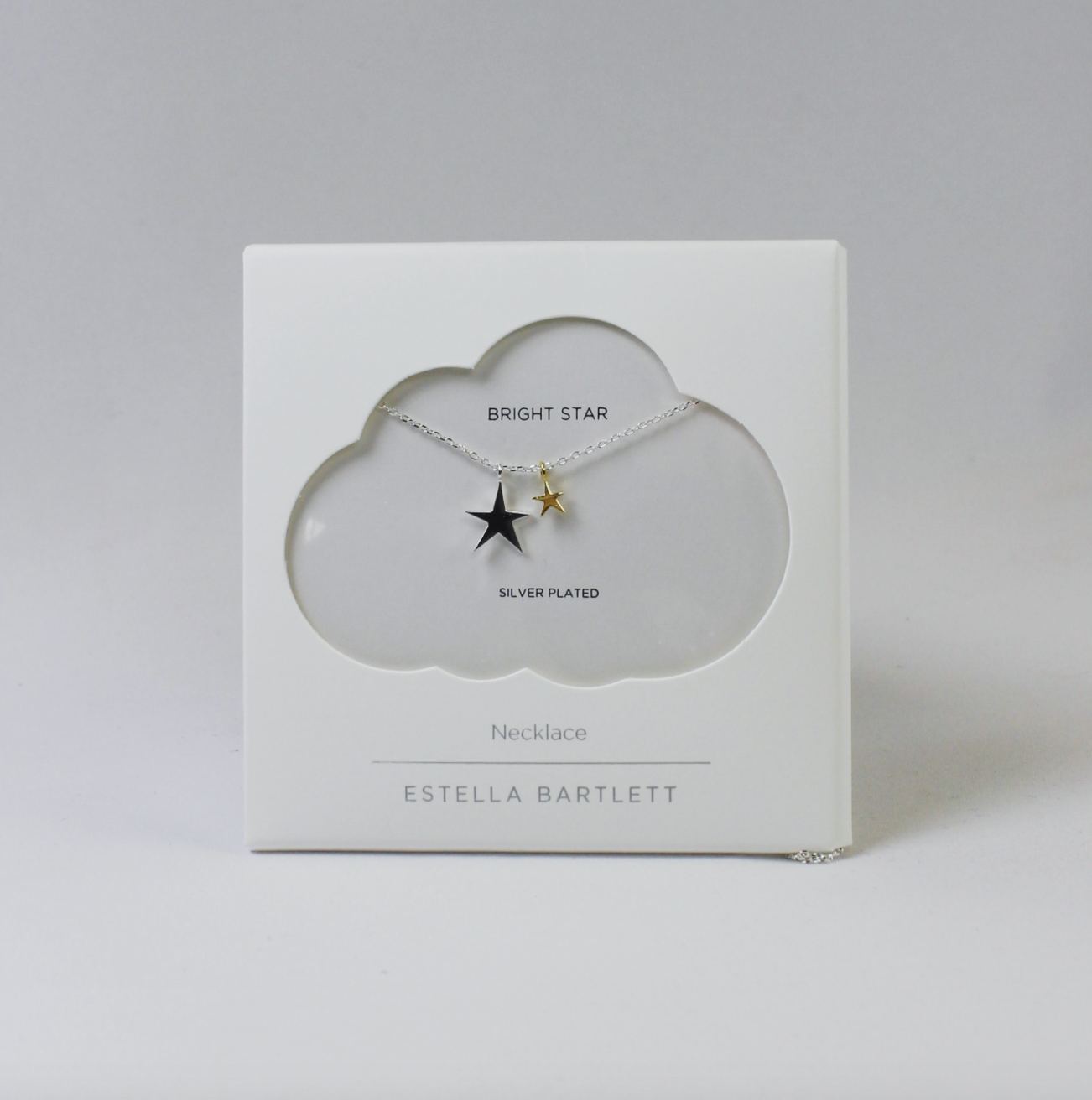 Silver and Gold Star Necklace
