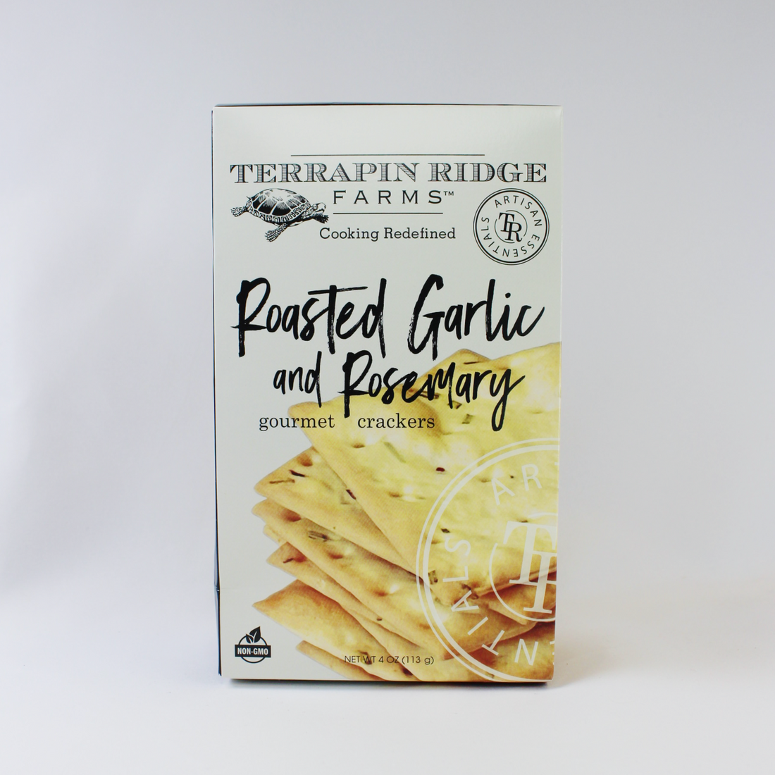 Roasted Garlic &amp; Rosemary Crackers