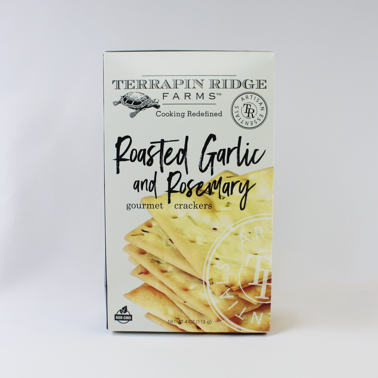 Roasted Garlic &amp; Rosemary Crackers