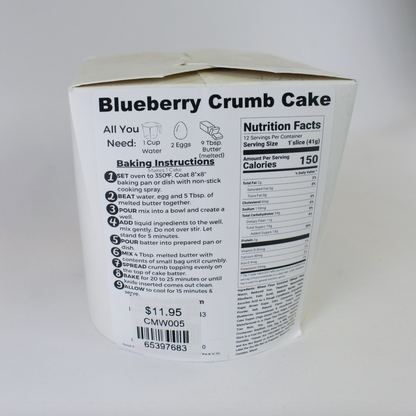 Mill Blueberry Crumb Cake Mix