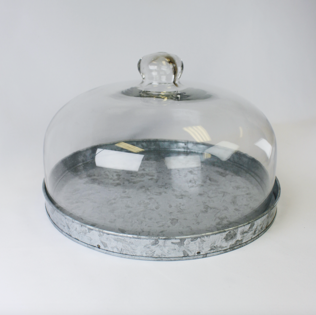 Dessert Cloche with Metal Base