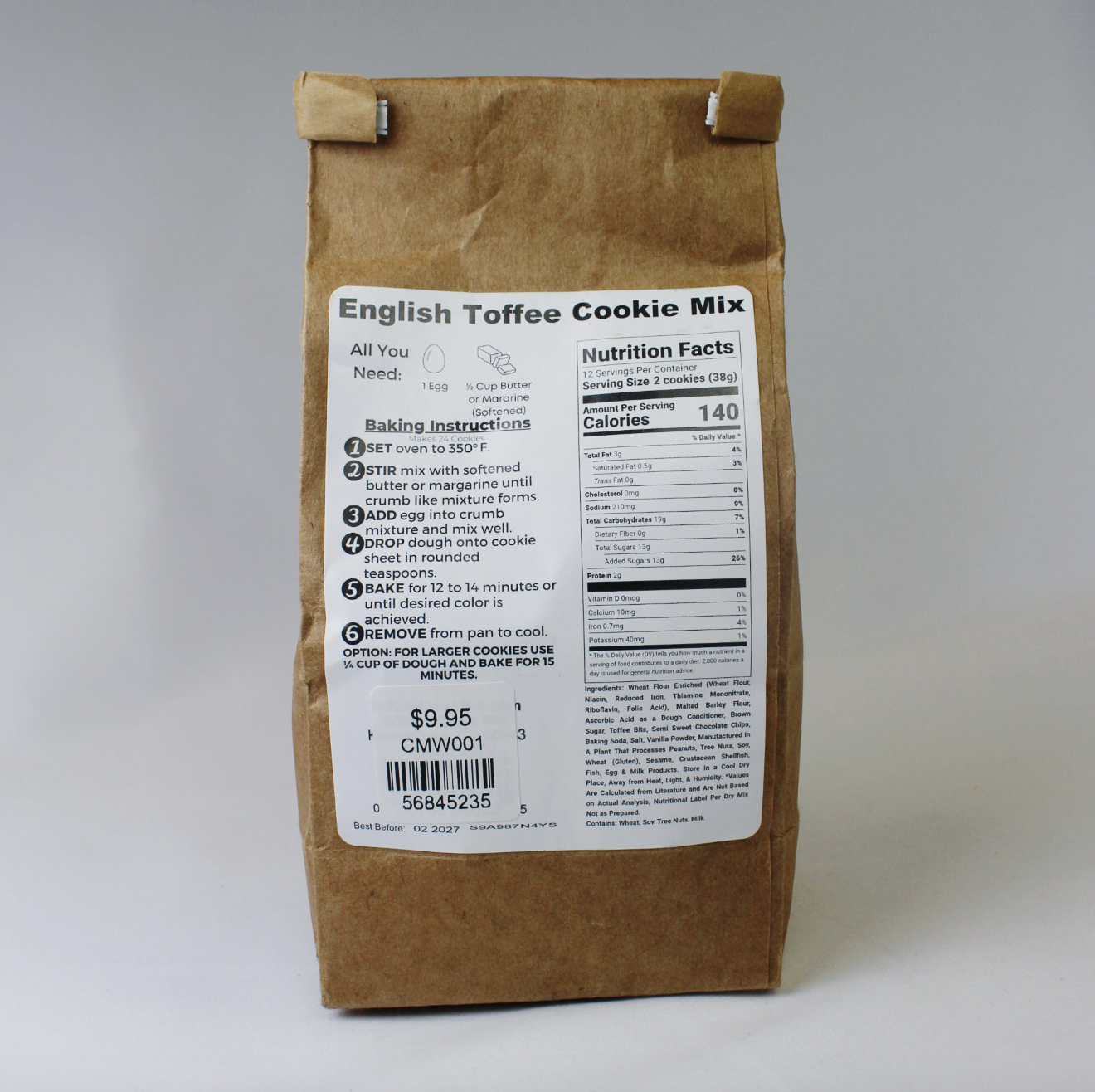 English Toffee Cookie Mix