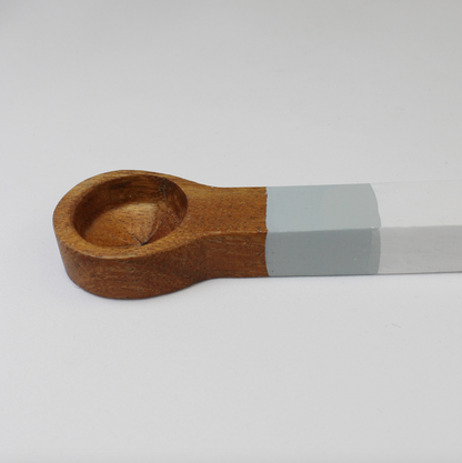Wooden Color Block Teaspoons
