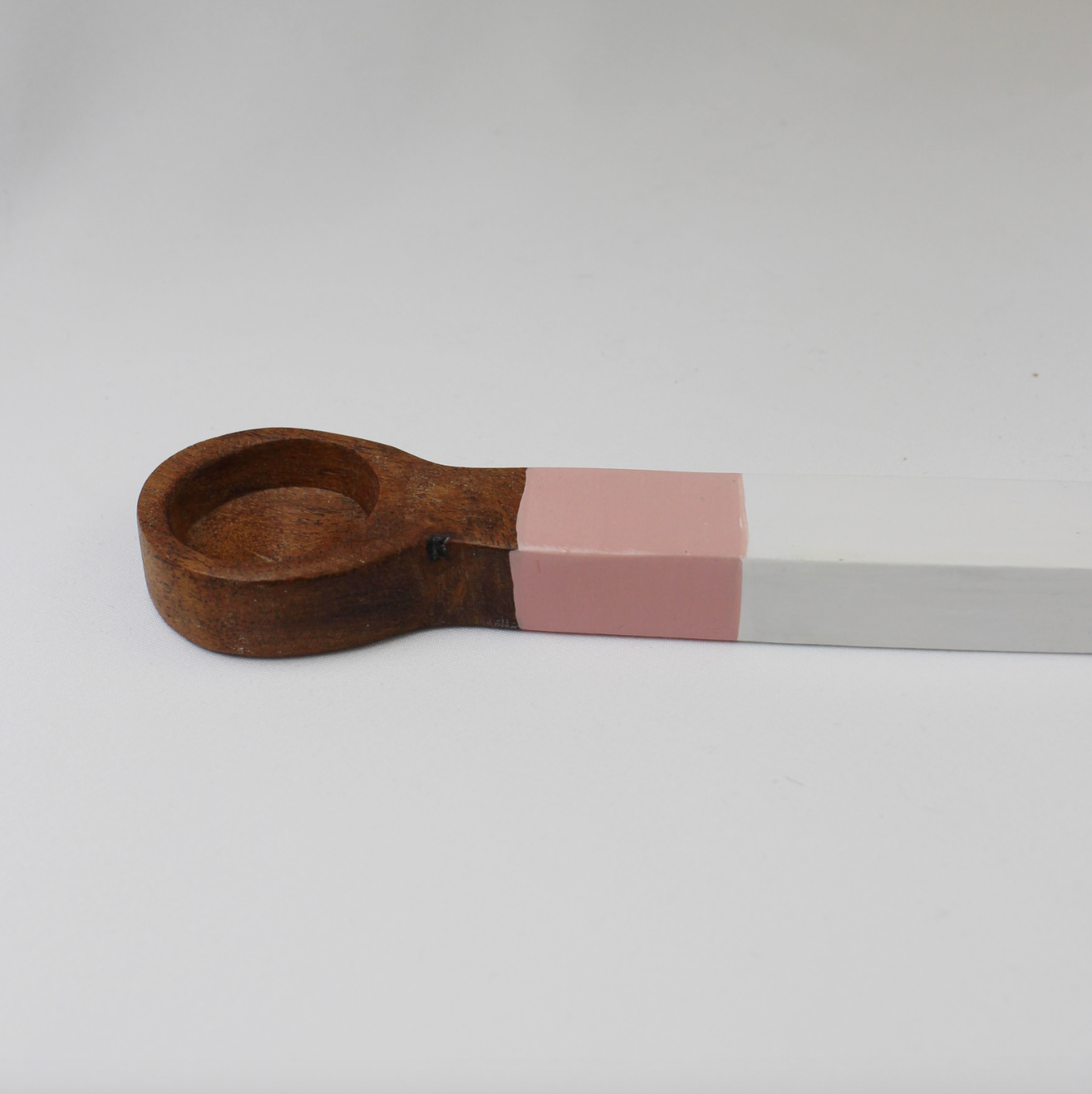 Wooden Color Block Teaspoons