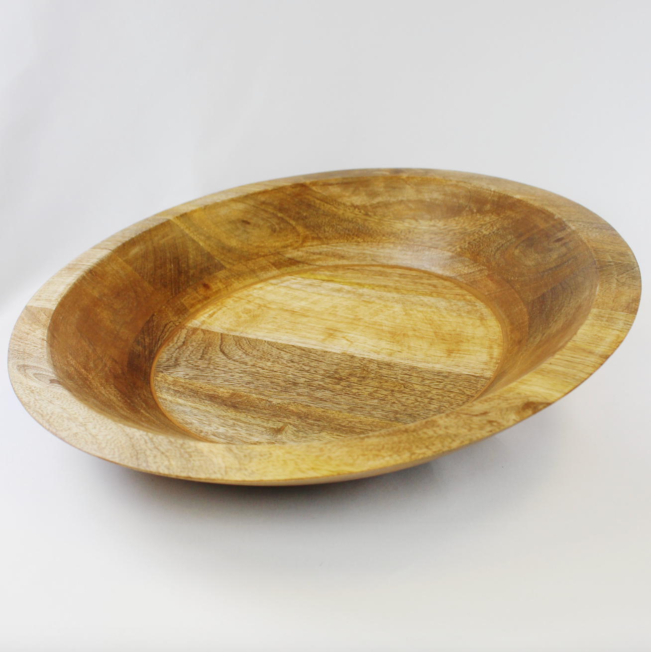 Walnut Food Safe Large Salad Bowl