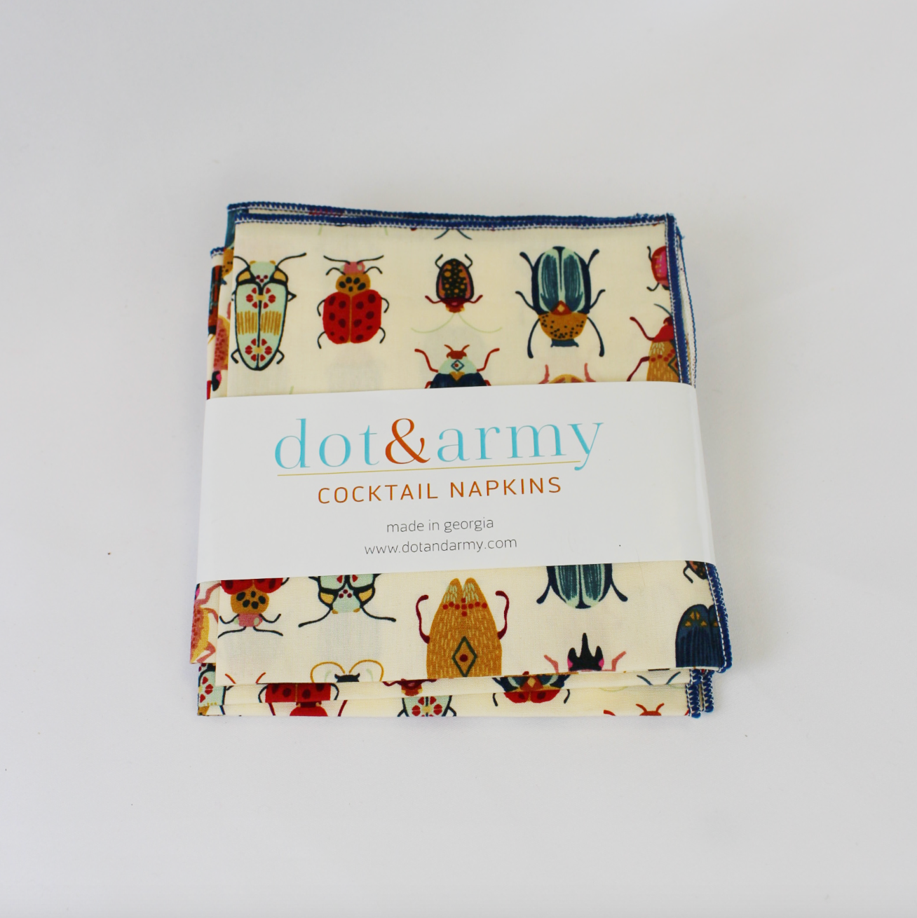 Beetle Cloth Beverage Napkins