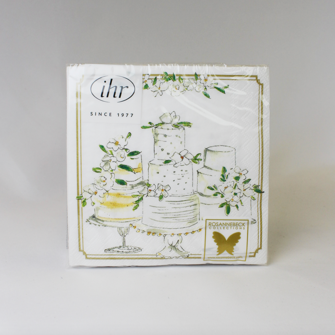 Wedding Cakes Cocktail Napkin