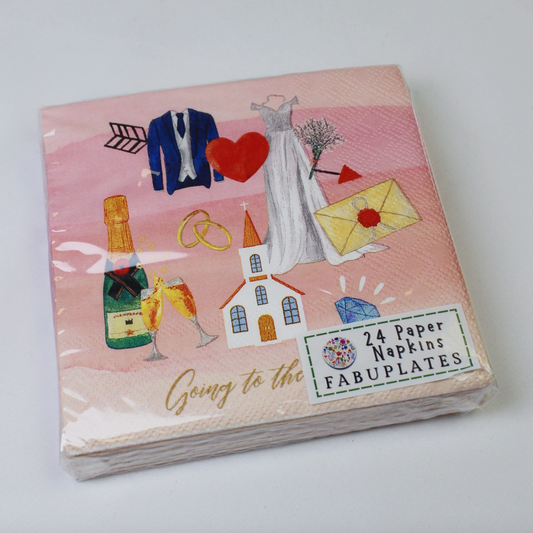 Going to the Chapel Cocktail Napkins