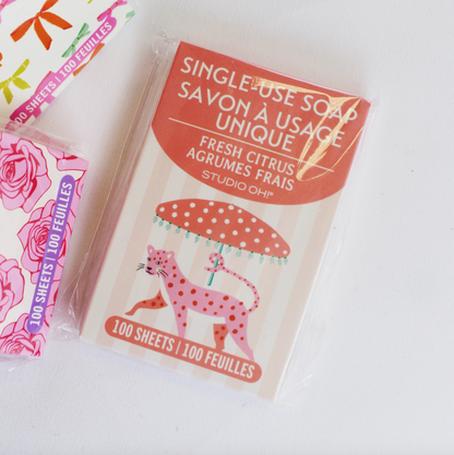 Single-Use Soap Sheets