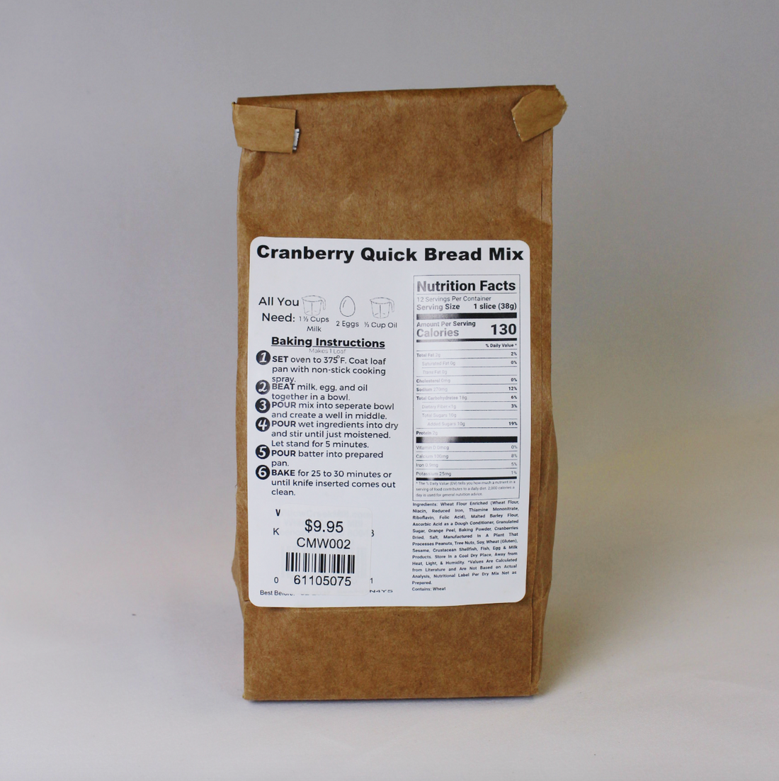 Cranberry Quick Bread Mix